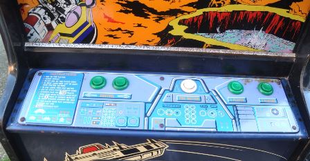 Zaccaria The Invaders control panel