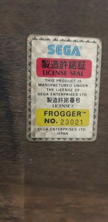 Zaccaria Frogger upright