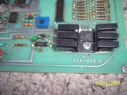 Bally M645-439 game PCB