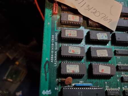 Midway Lazarian game PCB