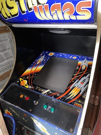 Converted Zaccaria Astro Wars upright