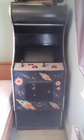 Converted Zaccaria Astro Wars upright