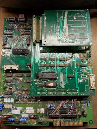 Zaccaria Shooting Gallery game PCB