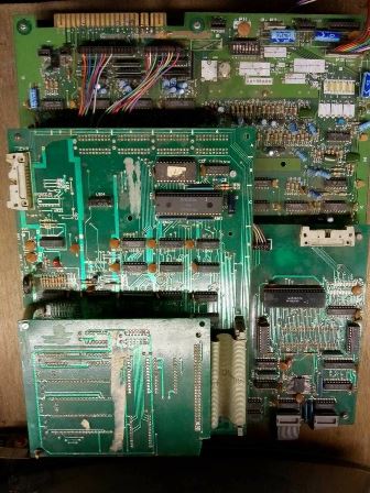 Zaccaria Shooting Gallery game PCB