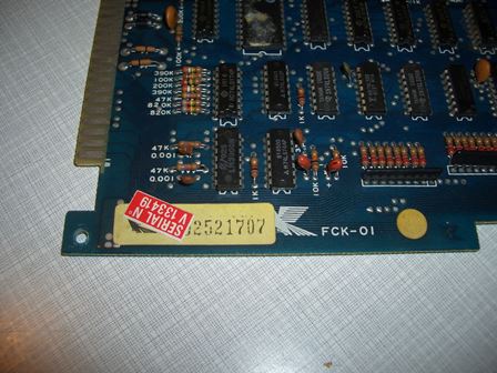 Falcon Crazy Kong game PCB