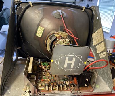 Hantarex MTC-900/E USA in a Sega US frame