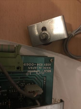 Sega Frogger game PCB