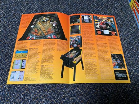 Mr. Game Motor Show pinball flyer
