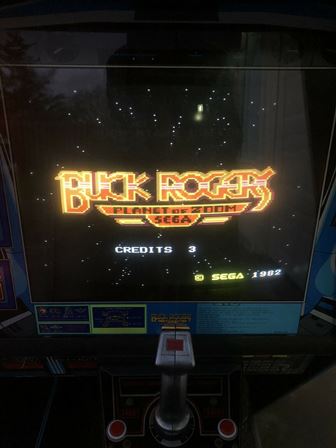 Sega Buck Rogers cockpit