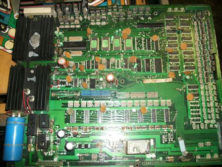 Zaccaria Strike pinball PCB