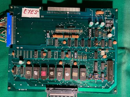 Bootleg Eyes game PCB