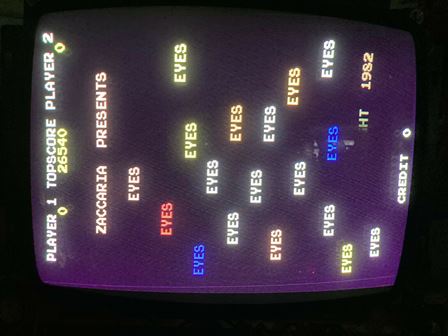 Bootleg Eyes game PCB