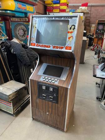 Casino Strip upright laser disc game