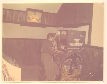 Old photo of a Zaccaria The Invaders upright in Poland