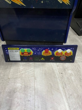 Converted Zaccaria Astro Wars upright