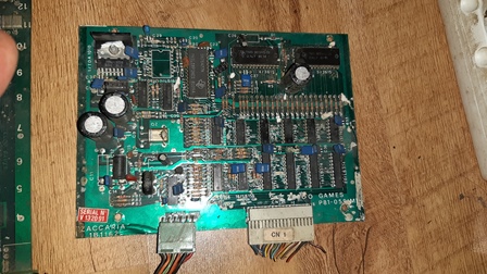 Zaccaria Laser Battle sound PCB