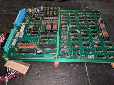 Falcon Video Hustler game PCB