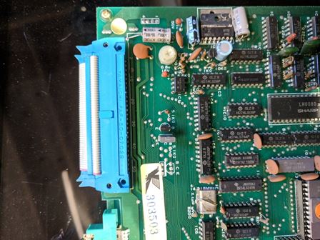 Falcon Video Hustler game PCB