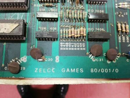 Zaccaria Astro Wars game PCB