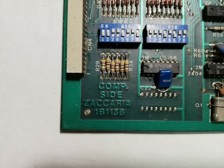 Zaccaria Sea Battle game PCB