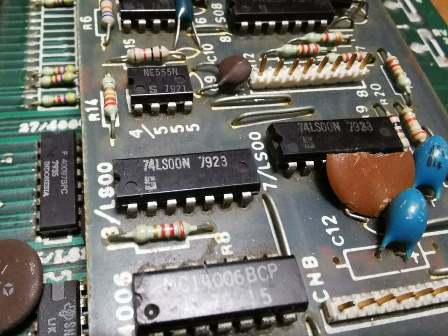 Zaccaria The Invaders game PCB