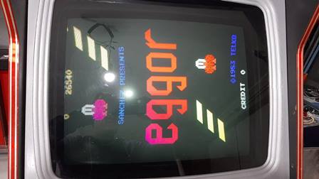 Eggor on a Zaccaria Eyes game PCB