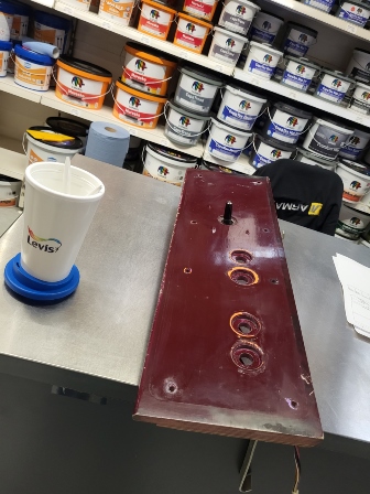 Zaccaria control panel plynth