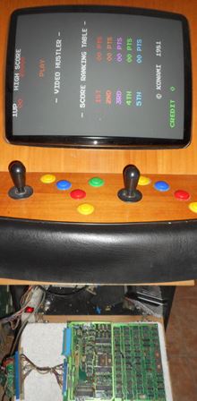 Falcon Video Hustler game PCB