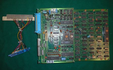 Falcon Video Hustler game PCB