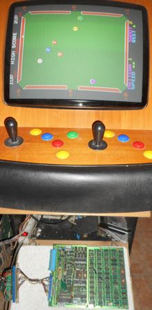 Falcon Video Hustler game PCB