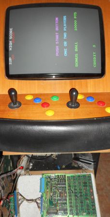 Falcon Video Hustler game PCB