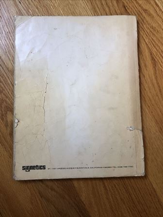 Signetics 2650 manual