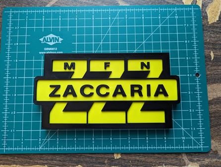 Zaccaria logo sign