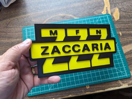 Zaccaria logo sign