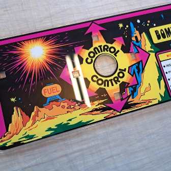 Reproduction Zaccaria Super Cobra control panel overlay