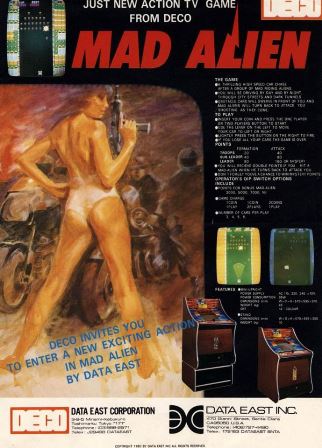 Data East Mad Alien flyer