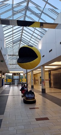 Arcade game event at Savoya Park, Budapest