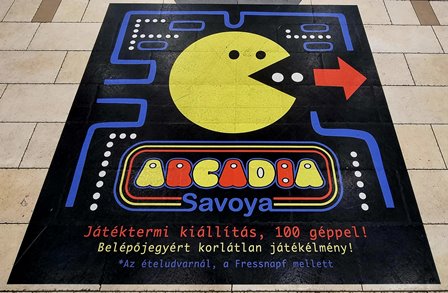 Arcade game event at Savoya Park, Budapest