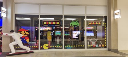 Arcade game event at Savoya Park, Budapest