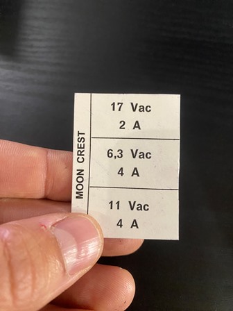 Zaccaria Moon Crest upright restoration