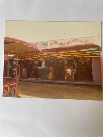 Zaccaria Galaxia upright in an old fairground photo