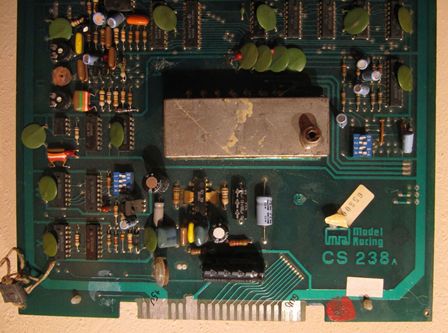 Model Racing Dribbling CS 238 game PCB