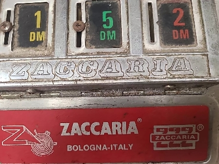 Zaccaria pinball coin door