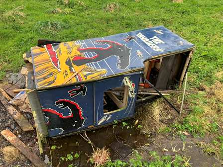 Wrecked Zaccaria The Invaders upright