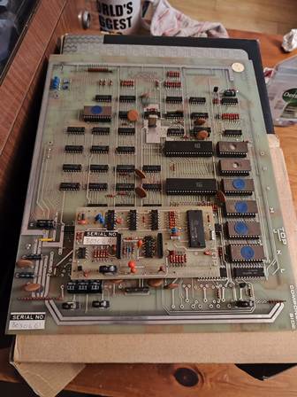 System One The Invaders game PCB