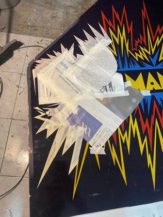 Zaccaria Puckman upright side art repair