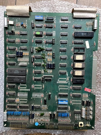 Midway Solar Fox game PCB set with Zaccaria label